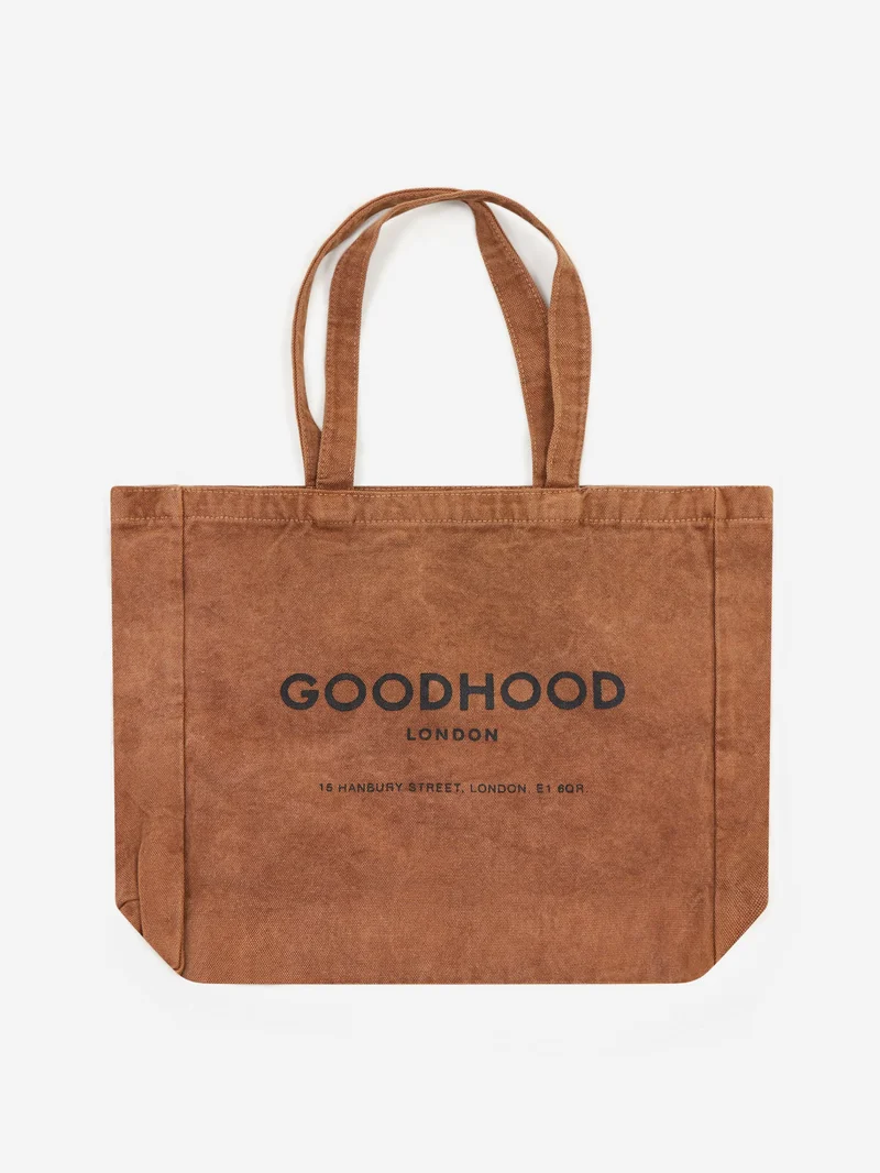 Image of Goodhood London Tote Bag Medium - Brown