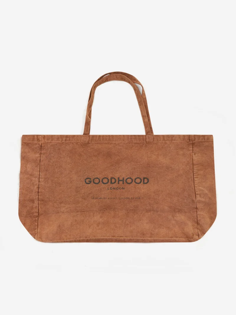 Image of Goodhood London Tote Bag Large - Brown