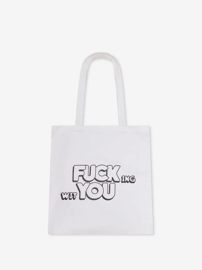 Image of Goodhood London Fucking With You Tote Bag - White