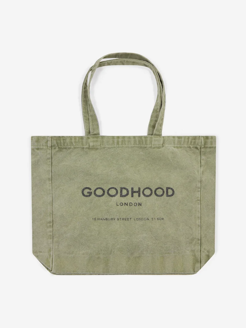 Image of Goodhood London Tote Bag Medium - Olive