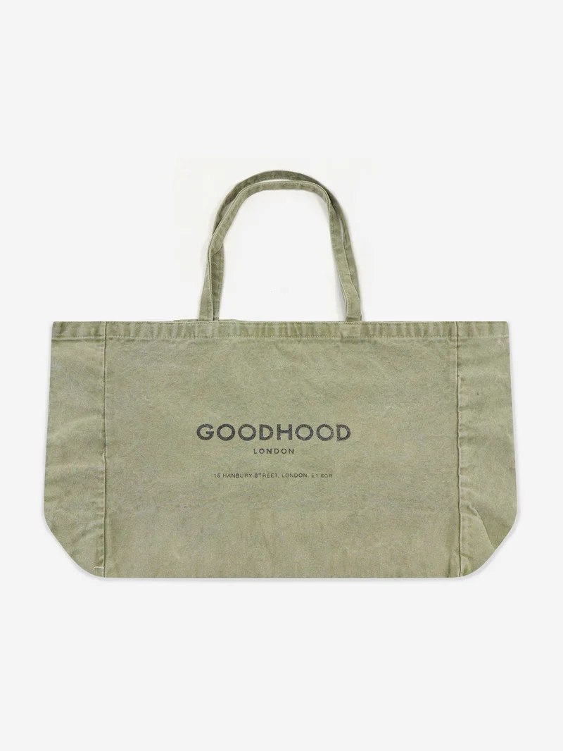 Image of Goodhood London Tote Bag Large - Olive