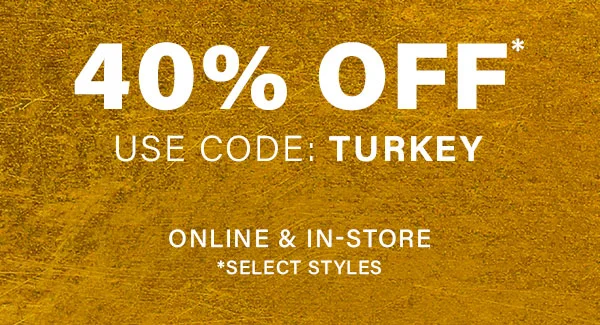 Black Friday Preview: 40% Off