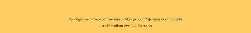 Manage Preferences