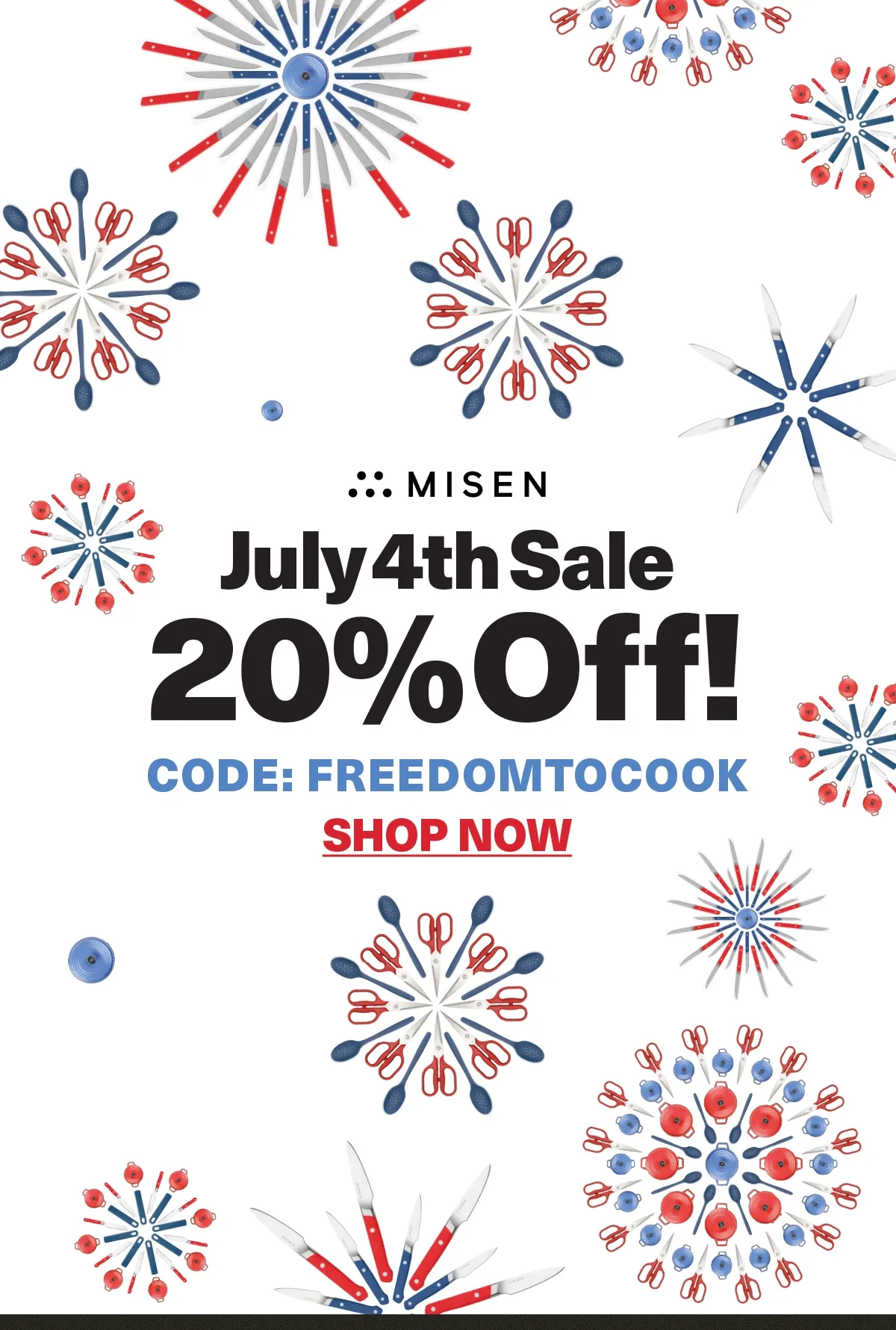 July 4th Sale 20% Off - Code: FREEDOMTOCOOK