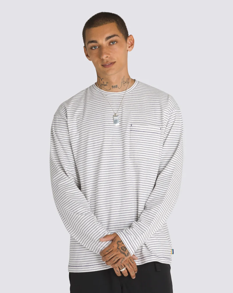 MTE Pride Stripe Long Sleeve Knit Shirt
