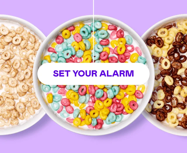 SET YOUR ALARM