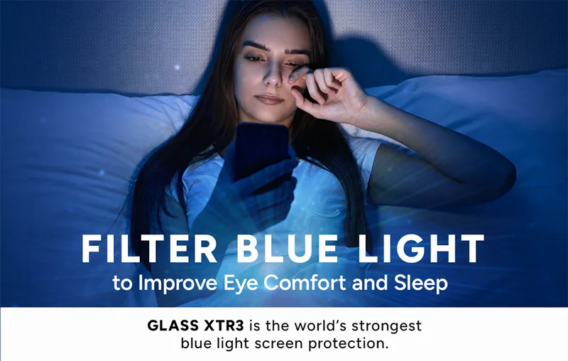 Filter Blue Light to Improve Eye Comfort and Sleep