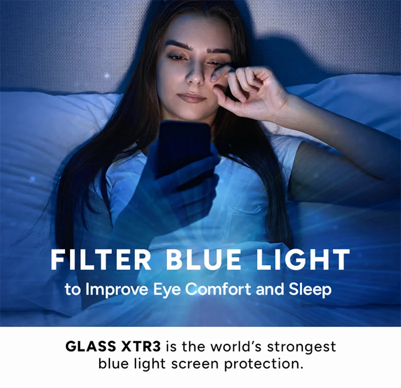 Filter Blue Light to Improve Eye Comfort and Sleep