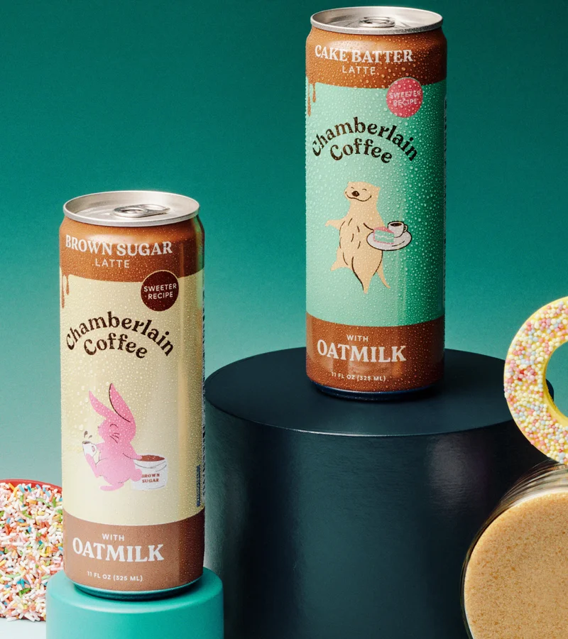 new canned lattes on gopuff