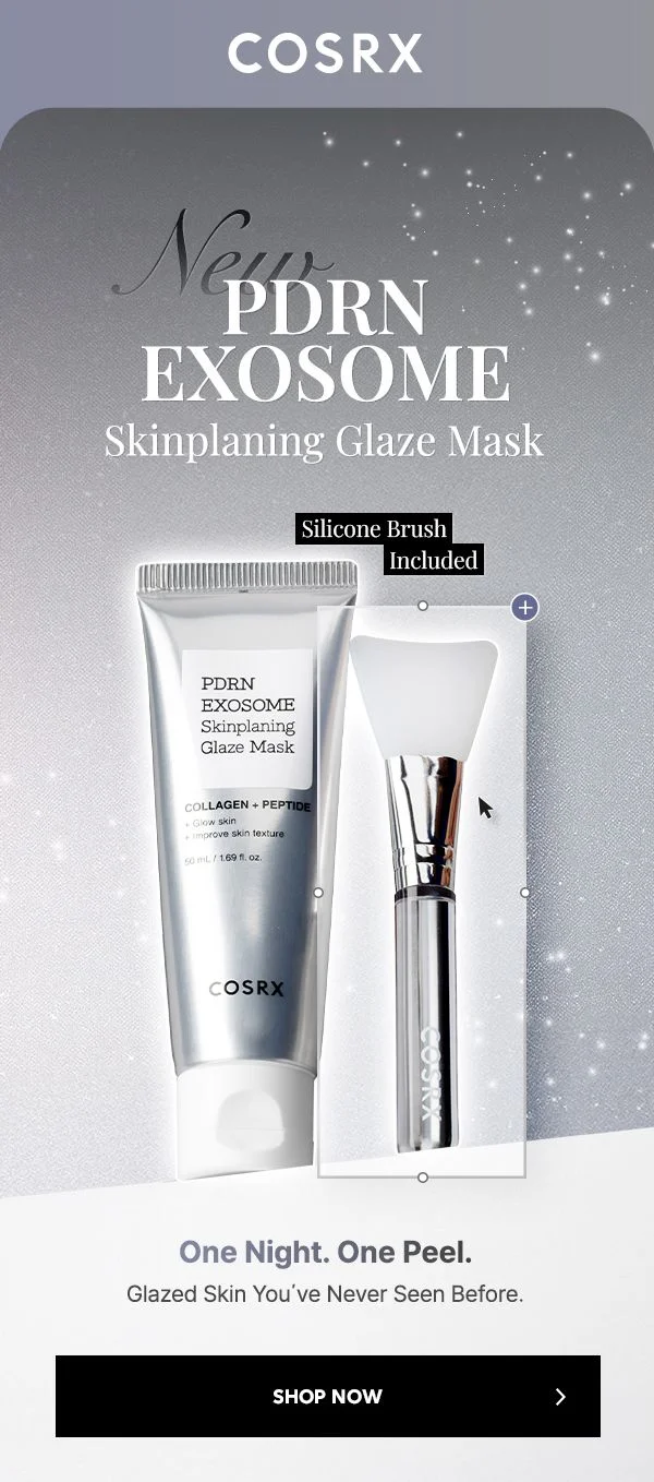 Glazed skin you've never seen before. Glazed skin you've never seen before.