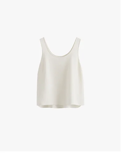 Silk Tank White
