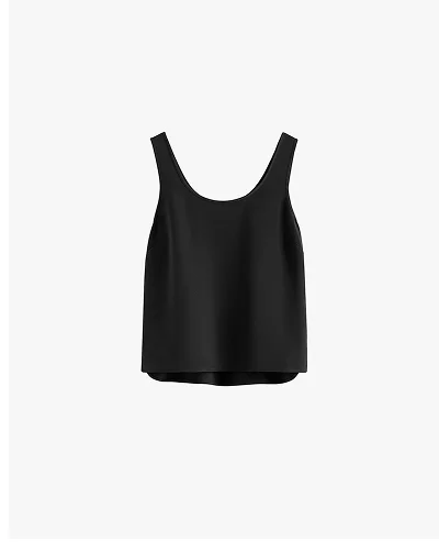 Silk Tank Black