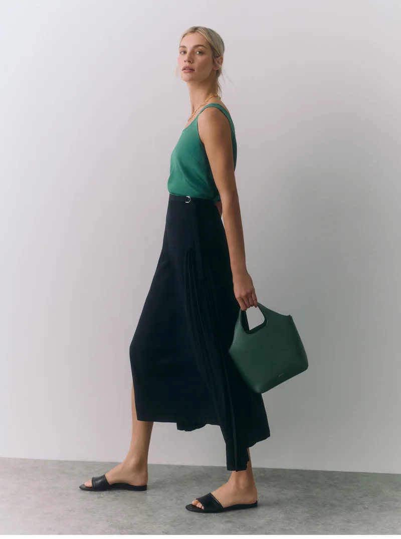 Silk Tank Sea Green