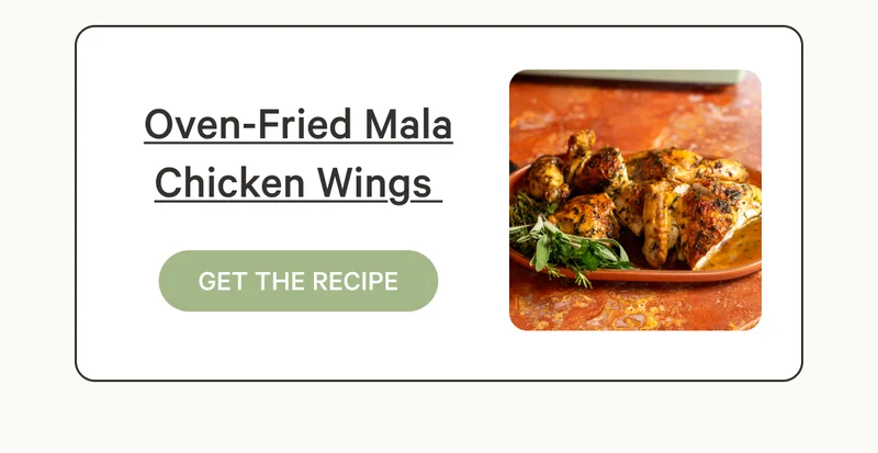 Oven-Fried Mala Chicken Wings