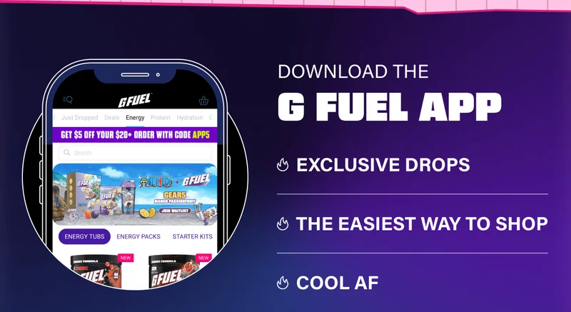 Download the G FUEL App
