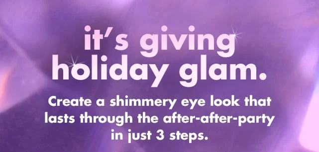 it's giving holiday glam
