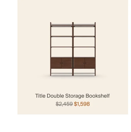 Title Double Storage Bookshelf Title Double Storage Bookshelf