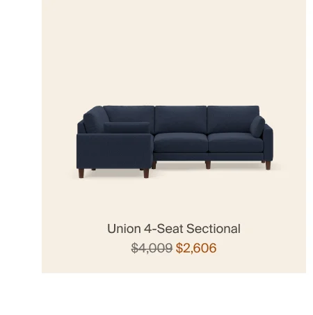 Union 4-Seat Sectional Union 4-Seat Sectional