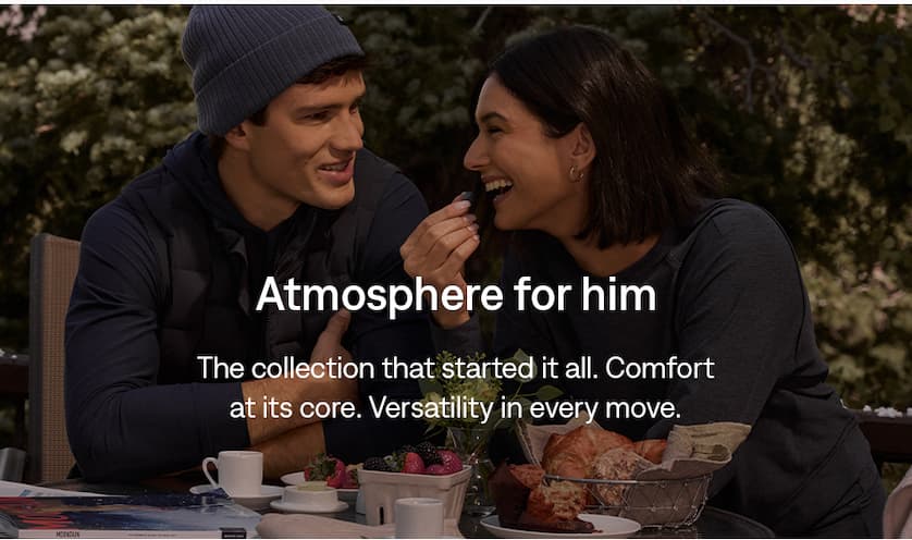 Atmosphere for him