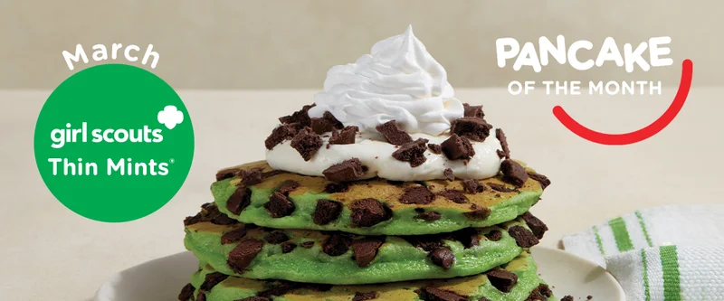 PANCAKE OF THE MONTH | March girl scouts Thin Mints