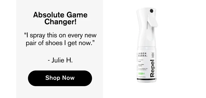 Absolute Game Changer! | “I spray this on every new pair of shoes I get now.” - Julie H. | Shop Now