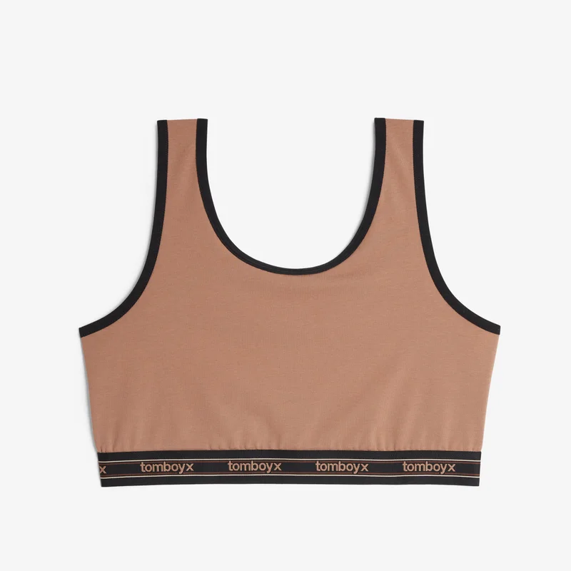 Image of Essentials Soft Bra - Chocolate Malt