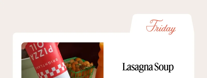 Friday Lasagna Soup