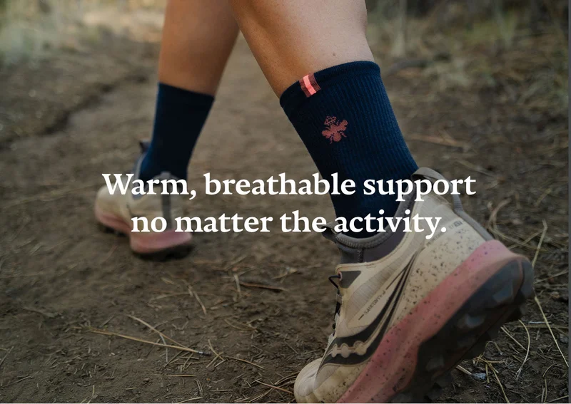 Warm, breathable support no matter the activity.
