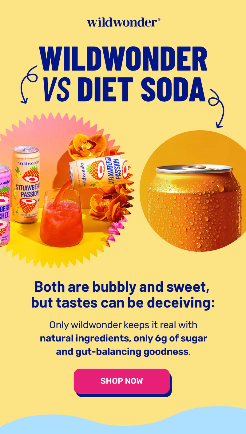 wildwonder vs. diet soda