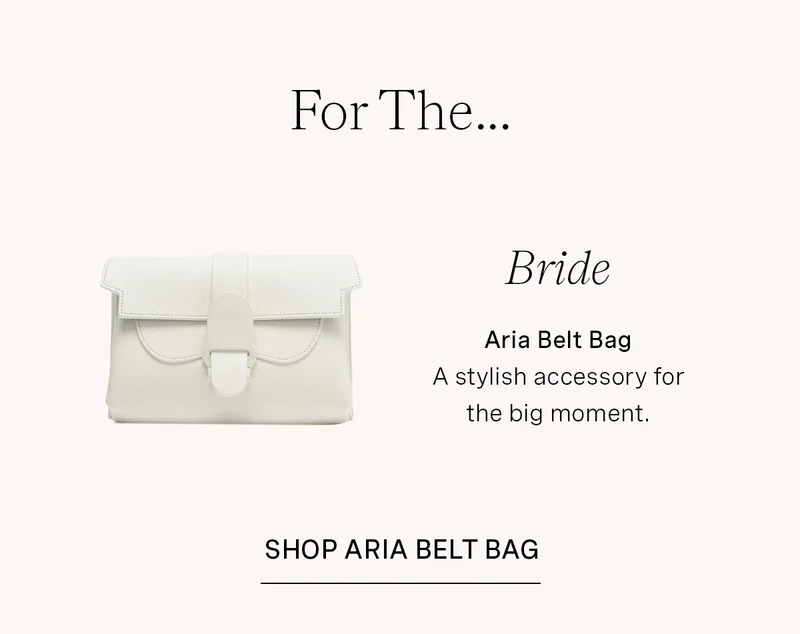 Aria Belt Bag In Pebbled Cream