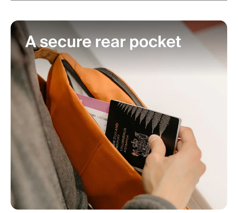 an image of a promotional ad for a travel wallet