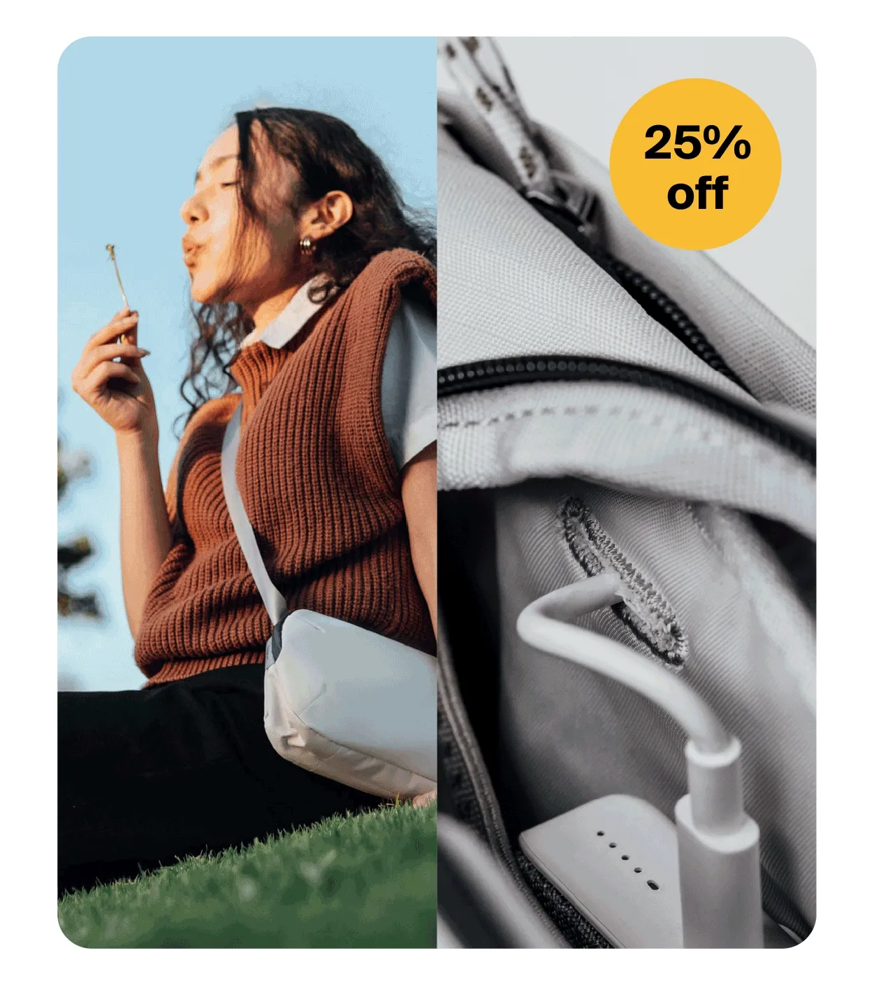 an image of a promotional ad for a travel wallet