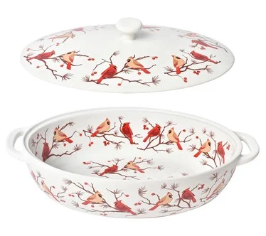 Temp-tations Seasonal 3.5-qt Covered Casserole with Handles