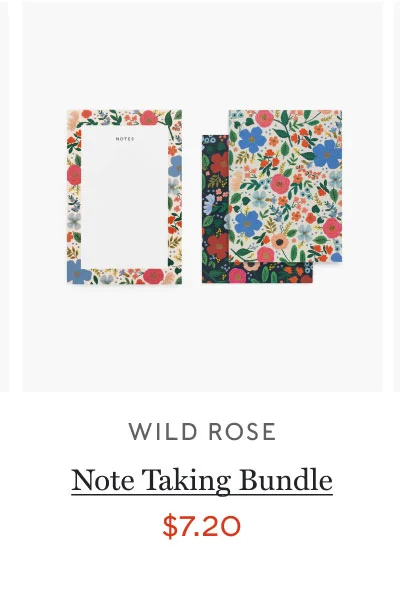 WILD ROSE Note Taking Bundle $7.20