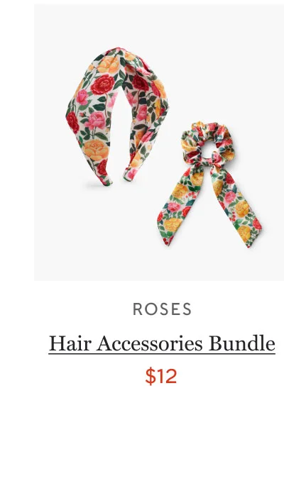 ROSES Hair Accessories Bundle $12