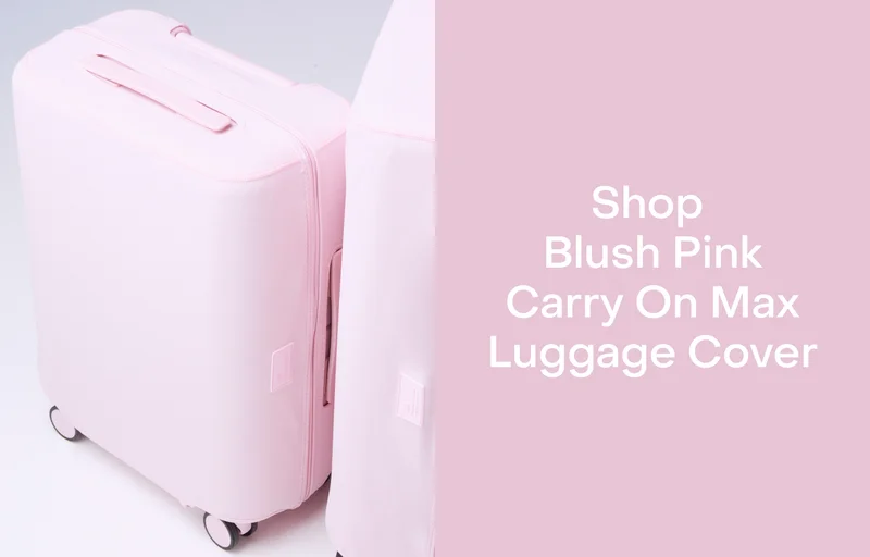 Shop  Blush Pink Carry On Max Luggage Cover