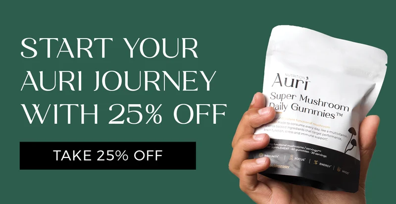 Start your Auri journey with 25% OFF