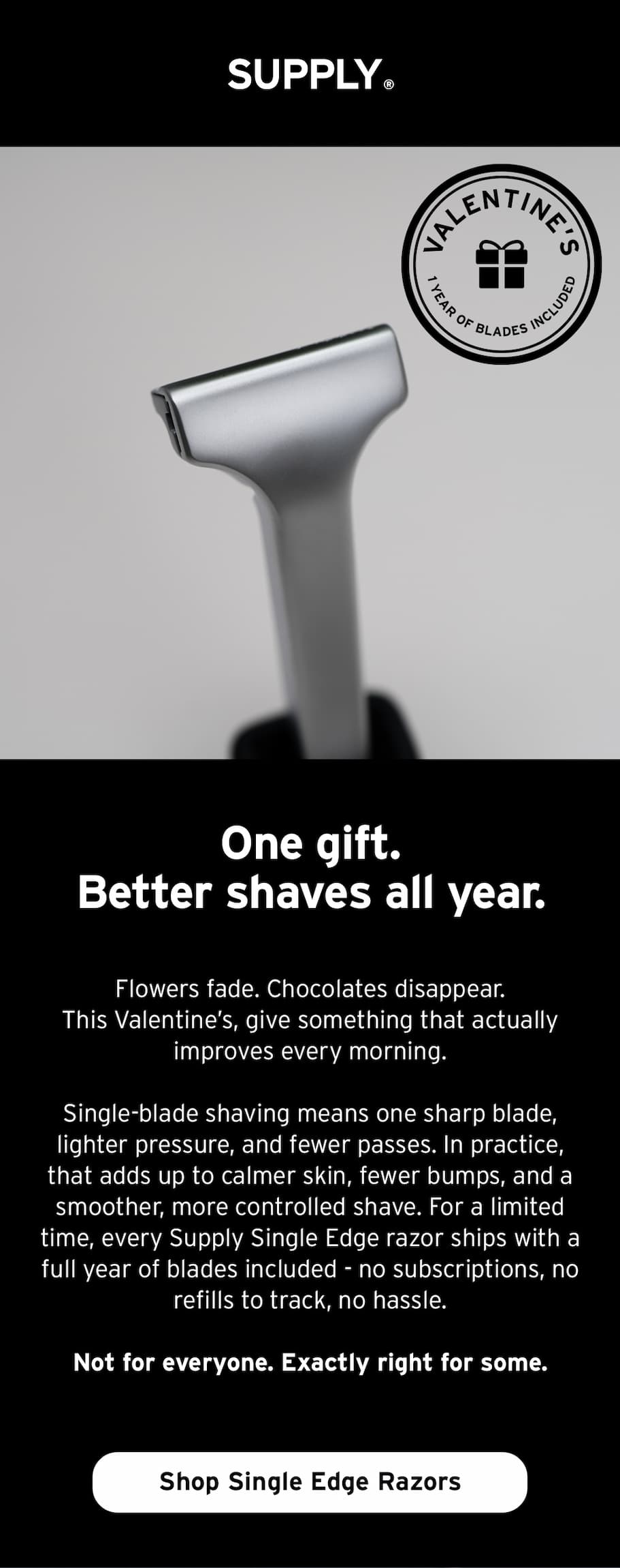 One gift. Better shaves all year.