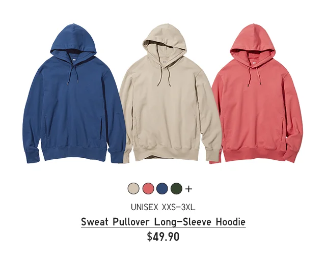 PDP2 - UNISEX SWEAT PULLOVER LONG SLEEVE HOODIE