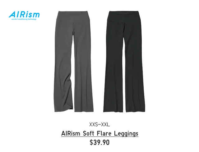 PDP3 - WOMEN AIRISM SOFT FLARE LEGGINGS
