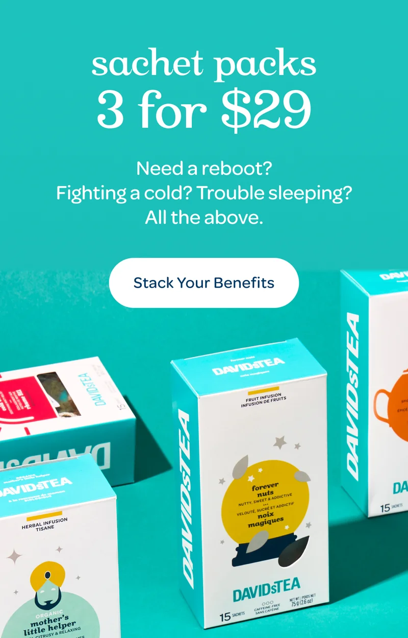 Sachet Packs 3 for $29 - Need a reboot? Fighting a cold? Trouble sleeping? - Stack Your Benefits