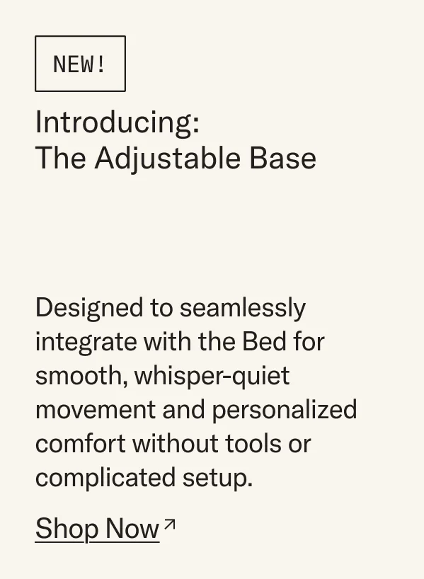 Designed to seamlessly integrate with The Bed for smooth, whisper-quiet movement and personalized comfort without tools or complicated setup.