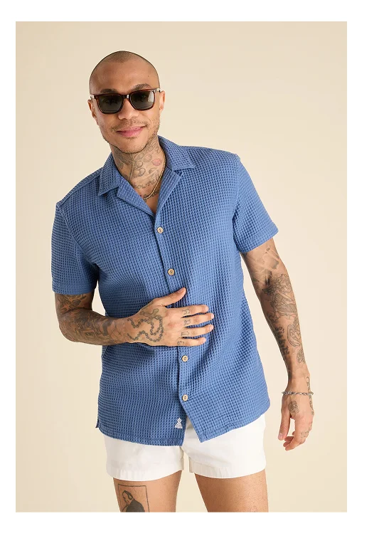 Waffle Weave Sunday Shirt: The Dodge & Weave