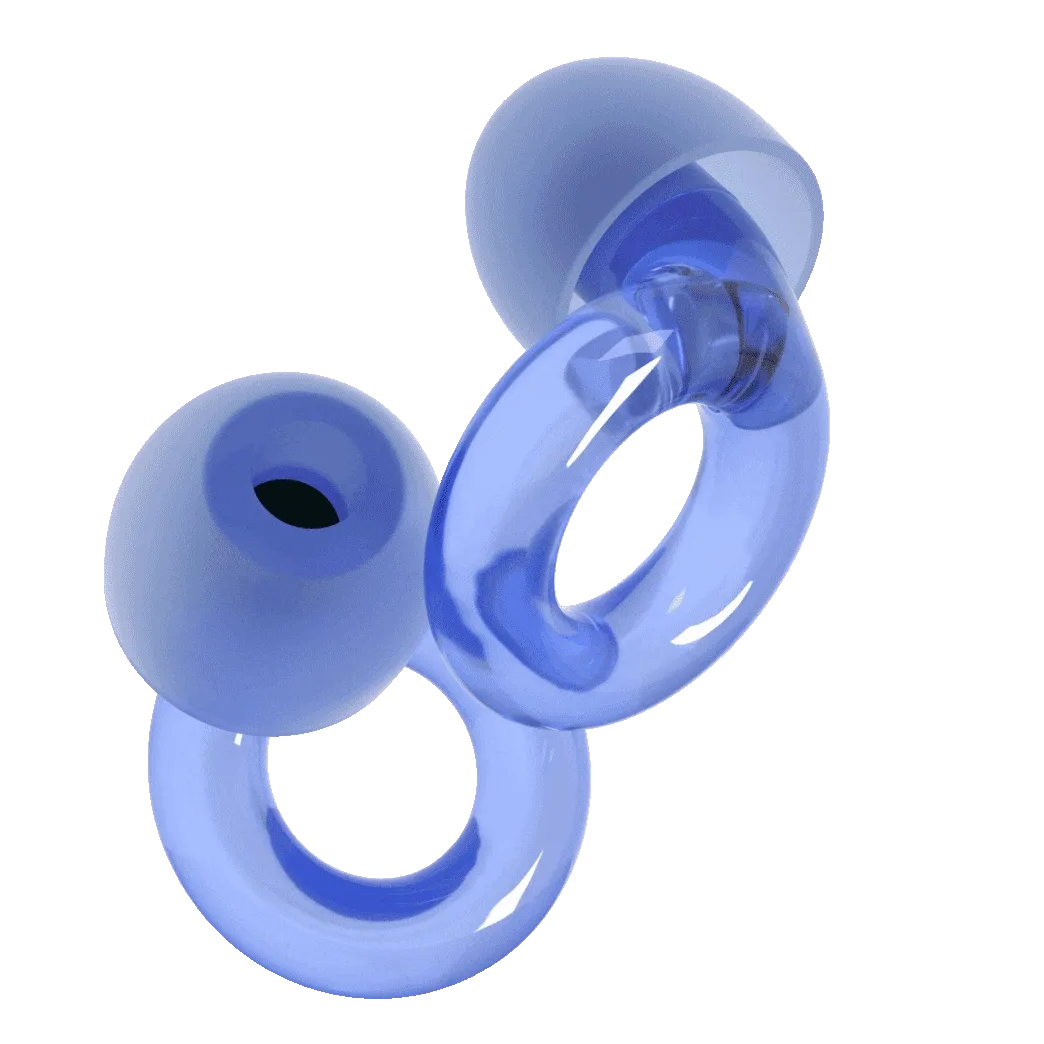 The array of colors for the Engage earplugs from our Equinox collection.