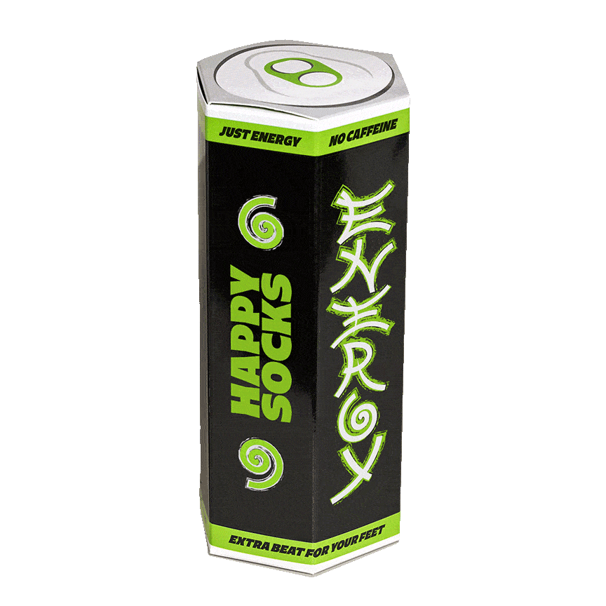 2-Pack Energy Drink Socks Gift Set