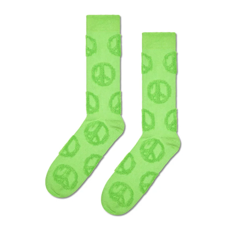 Terry Peace Sign Sock