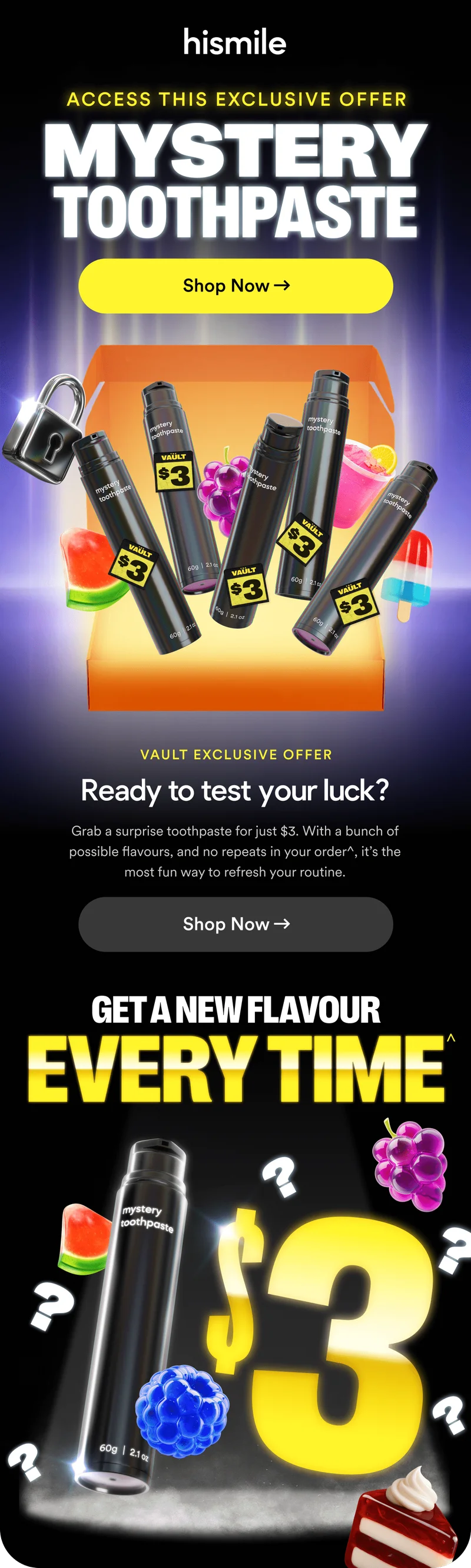 ACCESS THIS EXCLUSIVE MYSTERY OFFER. Shop Now.