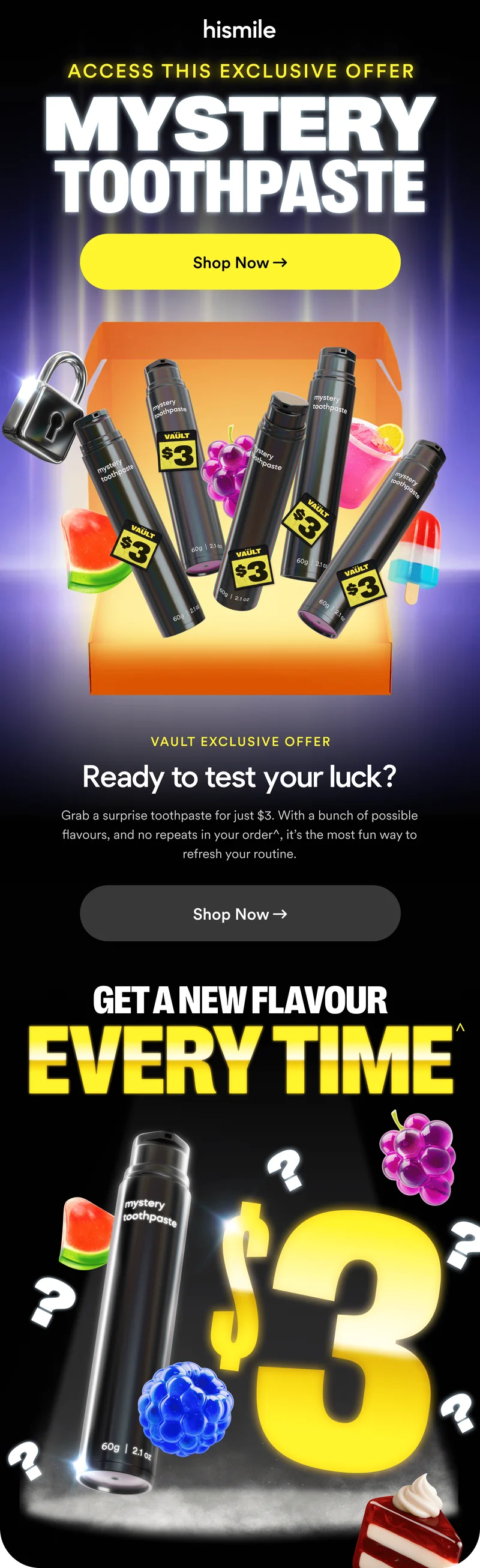 ACCESS THIS EXCLUSIVE MYSTERY OFFER. Shop Now.