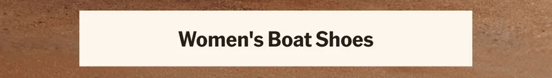 Women's Boat Shoes