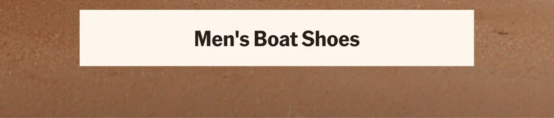 Men's Boat Shoes